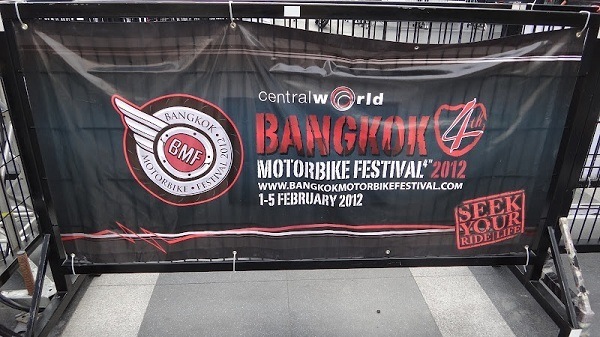 The Bangkok Motorbike Festival banner