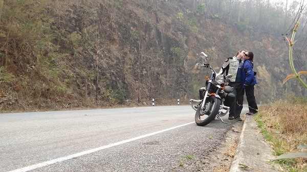 Exploring the mountains of north west Thailand by motorcycle